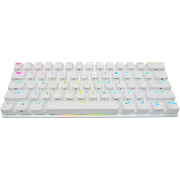 Tastatura gaming Corsair K70 PRO Mini White Wireless Cherry MX Red