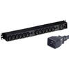 PDU EATON EFLX12I 1x C19, 12x C13, Black