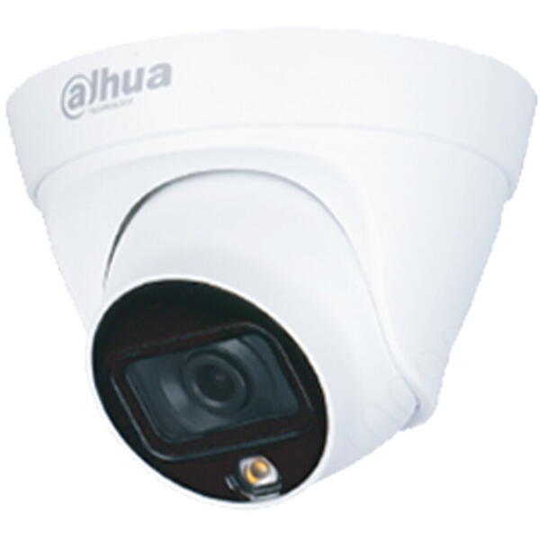 Camera IP DAHUA Dome IPC-HDW1239T1-LED-0280B-S5, 2MP, Lentila 2.8mm, IR 30m