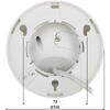 Camera IP DAHUA Dome IPC-HDW2439T-AS-LED-0280B-S2, 4MP, Lentila 2.8mm, IR 30m