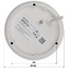 Camera IP Hikvision Dome DS-2CD2143G2-IU2, 4MP, Lentila 2.8mm, IR 30M