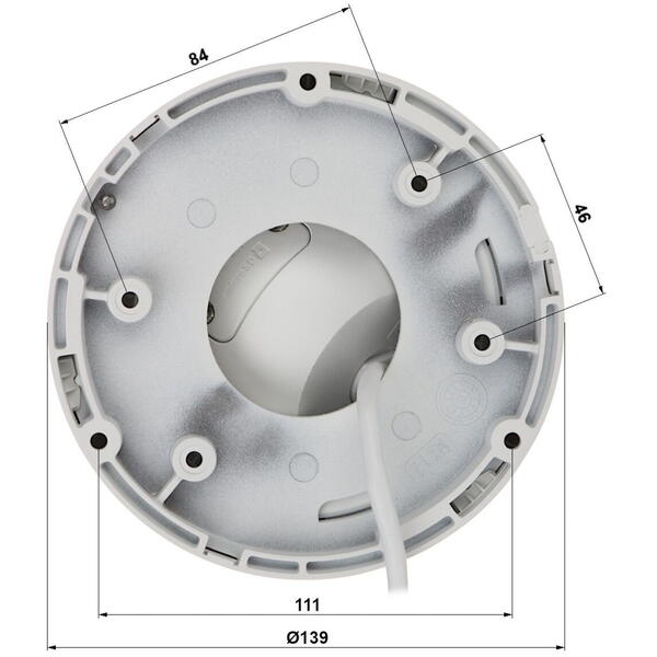 Camera IP Hikvision Dome DS-2CD2366G2-IU2C, 6MP, Lentila 2.8mm, IR 30m