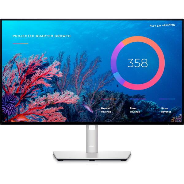 Monitor LED Dell UltraSharp U2422HE 23.8 inch FHD IPS 5 ms 60 Hz USB-C