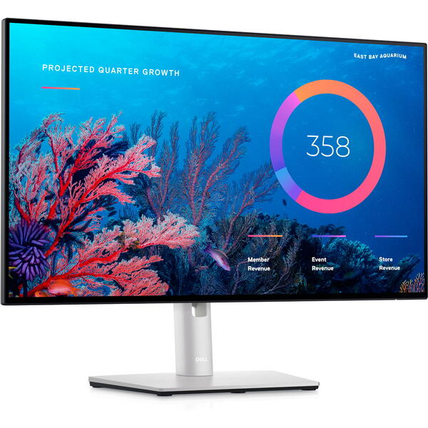 Monitor LED Dell UltraSharp U2422HE 23.8 inch FHD IPS 5 ms 60 Hz USB-C