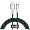Baseus Cafule Metal, Fast Charging, CALJK-A06, USB la Lightning, 1m, Green
