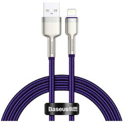 Baseus Cafule Metal, Fast Charging, CALJK-A05, USB la Lightning, 1m, Purple