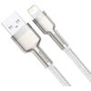 Baseus Cafule Metal, Fast Charging, CALJK-B02, USB la Lightning, 2m, White
