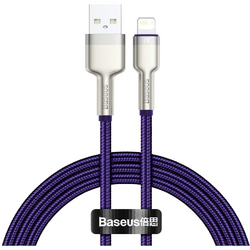 Cafule Metal, Fast Charging, CALJK-B05, USB la Lightning, 2m, Purple