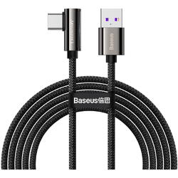 Baseus Legend Elbow, Fast Charging, CATCS-C01, USB la USB-C, 2m, Black