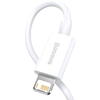 Baseus Superior, Fast Charging, CALYS-02, USB la Lightning, 0.25m, White