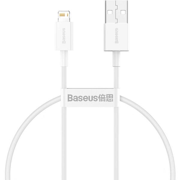 Baseus Superior, Fast Charging, CALYS-02, USB la Lightning, 0.25m, White