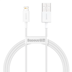 Superior, Fast Charging, CALYS-C02, USB la Lightning, 2m, White