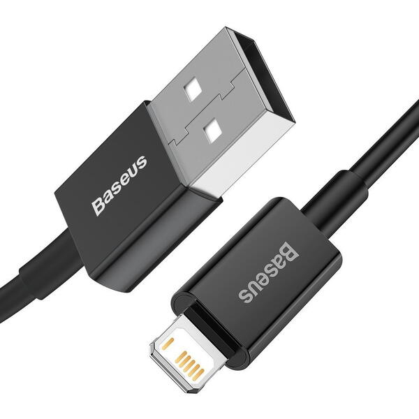 Baseus Superior, Fast Charging, CALYS-C01, USB la Lightning, 2m, Black