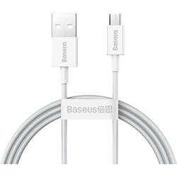 Baseus Superior, Fast Charging, CAMYS-02, USB la Micro-USB, 1m, White