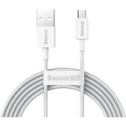 Baseus Superior, Fast Charging, CAMYS-A02, USB la Micro-USB, 2m, White