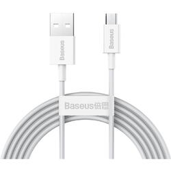 Superior, Fast Charging, CAMYS-A02, USB la Micro-USB, 2m, White