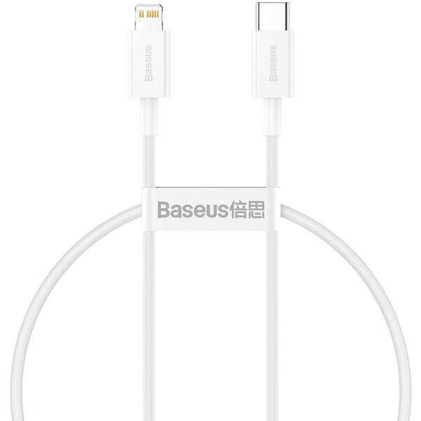 Baseus Superior, Fast Charging, CATLYS-02, USB-C la Lightning, 0.25m, White