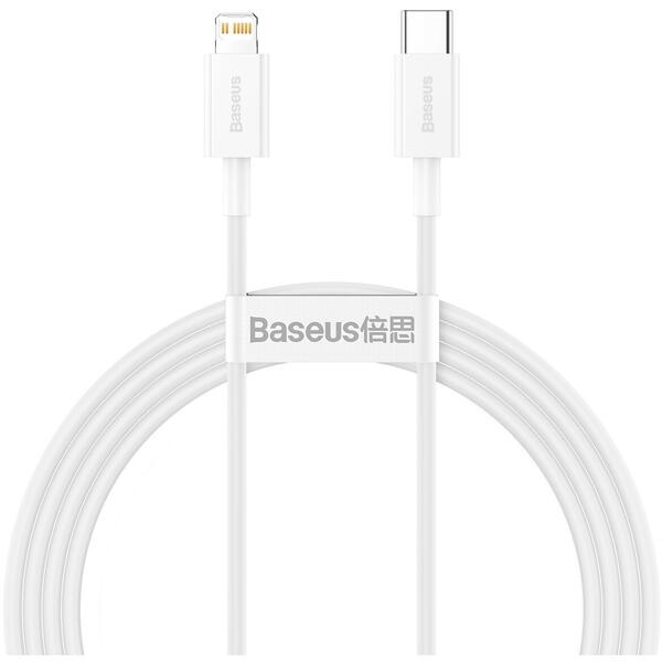 Baseus Superior, Fast Charging, CATLYS-B02, USB-C la Lightning, 1.5m, White