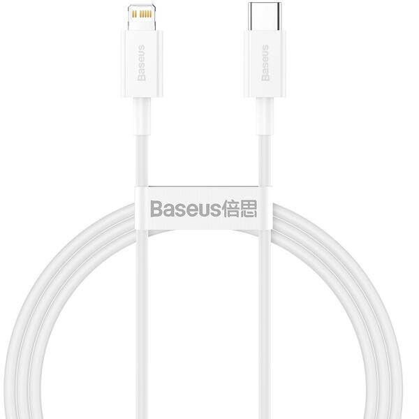 Baseus Superior, Fast Charging, CATLYS-A02, USB-C - Lightning, 1m, White