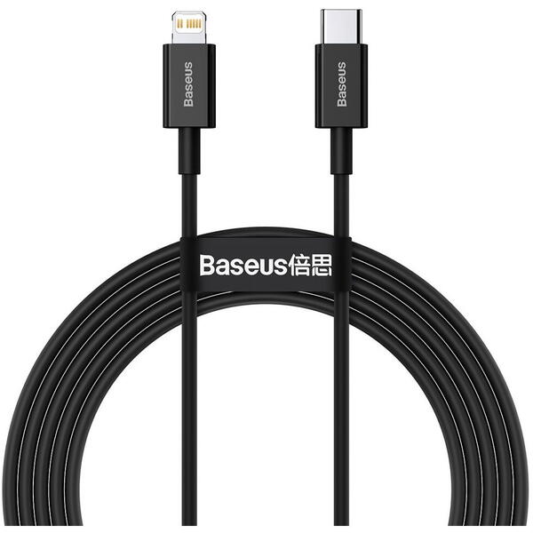 Baseus Superior, Fast Charging, CATLYS-A01, USB-C la Lightning, 1m, Black