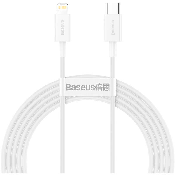 Baseus Superior, Fast Charging, CATLYS-C02, USB-C la Lightning, 2m, White