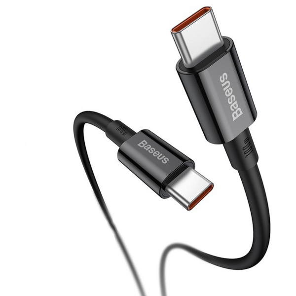 Baseus Superior, Fast Charging, CALYS-A01, USB-C la USB-C, 1m, Black