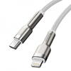Baseus Cafule Metal, Fast Chargin CATLJK-A01 USB-C la Lightning, 1m, White