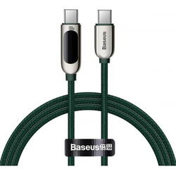 Display, Fast Charging CATSK-B06, USB-C la USB-C, 1m, Green