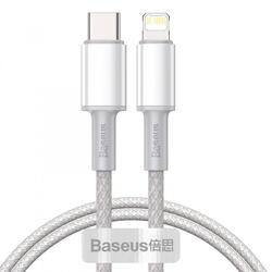 High Density Braided CATLGD-02, USB-C la Lightning, 1m, White