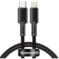 Baseus High Density Braided CATLGD-01, USB-C la Lightning, 1m, Black