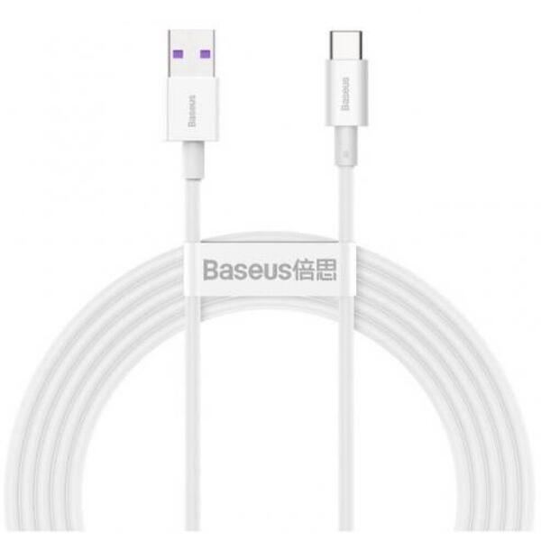 Baseus Superior, Fast Charging CATYS-A02 USB la USB-C, 2m, White