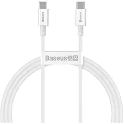 Baseus Superior, Fast Charging CATYS-B02 USB-C la USB-C, 1m, White