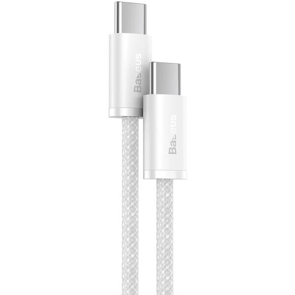 Baseus Dynamic, Fast Charging CALD000202 USB-C la USB-C, 1m, White