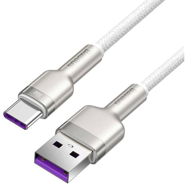 Baseus Cafule Series, Fast Charging CAKF000102, USB la USB-C, 1m, White