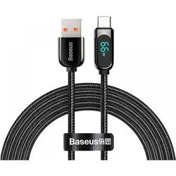 Display, Fast Charging CASX020001, USB la USB-C, 1m, Black