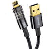 Baseus Explorer, Fast Charging CATS000501, USB la Lightning, 2m, Black