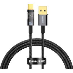 Baseus Explorer, Fast Charging CATS000201, USB la USB-C, 1m, Black
