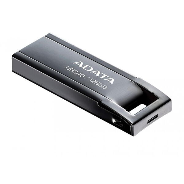 Memorie USB A-DATA UR340 128GB, USB, Metalic, Gray