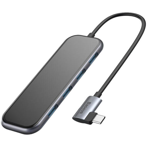 Hub USB Baseus Multi-Functional, 4x USB 3.2 gen 1, 1x USB-C, Grey