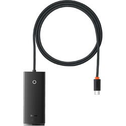 Lite WKQX030401, 4x USB 3.2 gen 1, 1m, Black