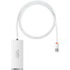 Hub USB Baseus Lite WKQX030102, 4x USB 3.2 gen 1, 1m, White
