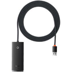 Lite WKQX030201, 4x USB 3.2 gen 1, 2m, Black