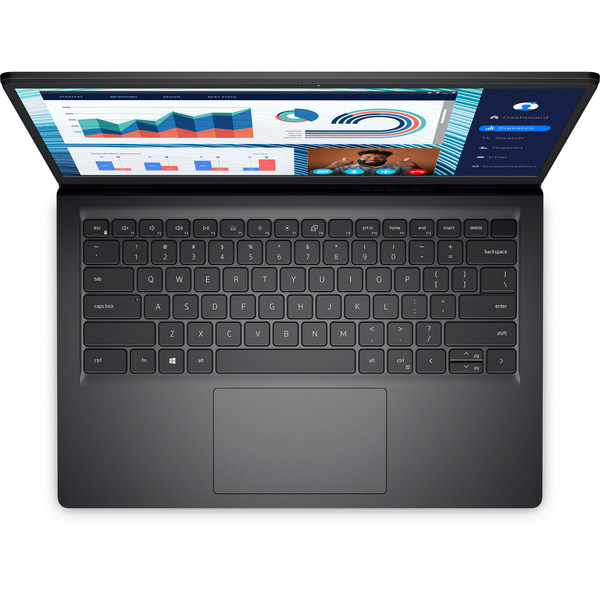 Laptop Dell Vostro 3420, 14 inch FHD, Intel Core i7-1165G7, 16GB DDR4, 512GB SSD, Intel Iris Xe, Win 11 Pro, Carbon Black, 3Yr ProSupport