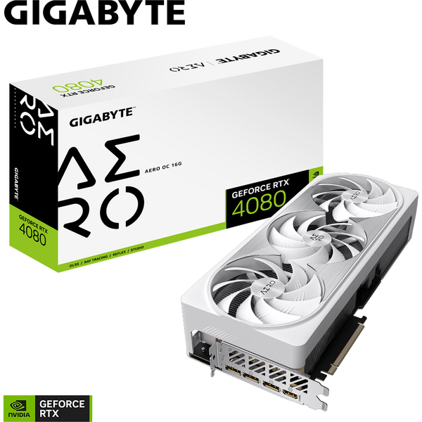 Placa video Gigabyte GeForce RTX 4080 AERO OC 16GB GDDR6X 256 Bit