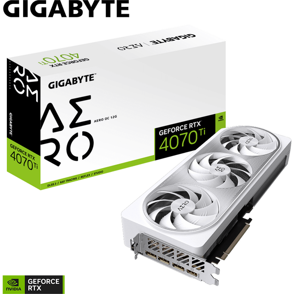 Placa video Gigabyte GeForce RTX 4070 Ti AERO OC 12GB GDDR6X 192 Bit