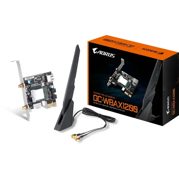 Placa de retea Wireless Gigabyte GC-WBAX1200 Tri-Band WiFi 6