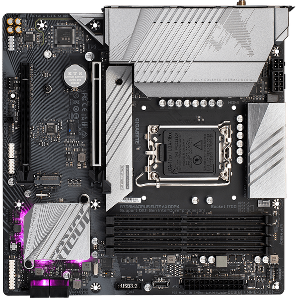 Placa de baza Gigabyte B760 AORUS ELITE AX DDR4 Socket 1700