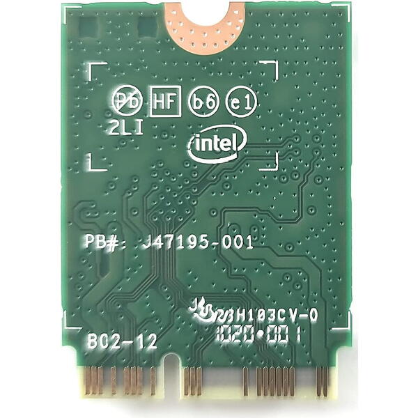 Placa de retea Wireless Intel Dual Band Wireless-AC 9260 2x2 + Bluetooth M.2 2230
