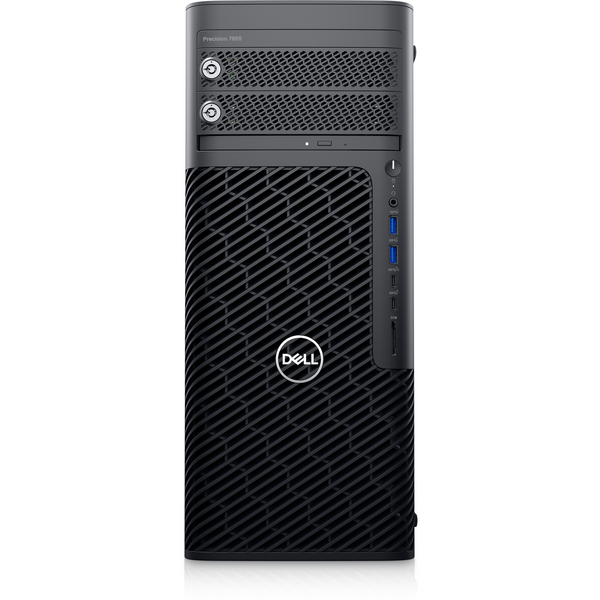 Sistem Brand Dell Precision 7865 Tower, AMD Ryzen Threadripper PRO 5965WX, 64GB DDR4, 1TB SSD + 8TB HDD, nVidia RTX A4000 16GB, Windows 11 Pro, Negru