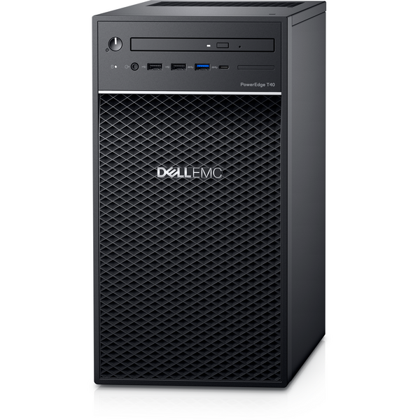 Server Brand Dell PowerEdge T40 Tower, Intel Xeon E-2224G 3.5GHz, 8GB DDR4 UDIMM, 1TB HDD, 3Yr NBD